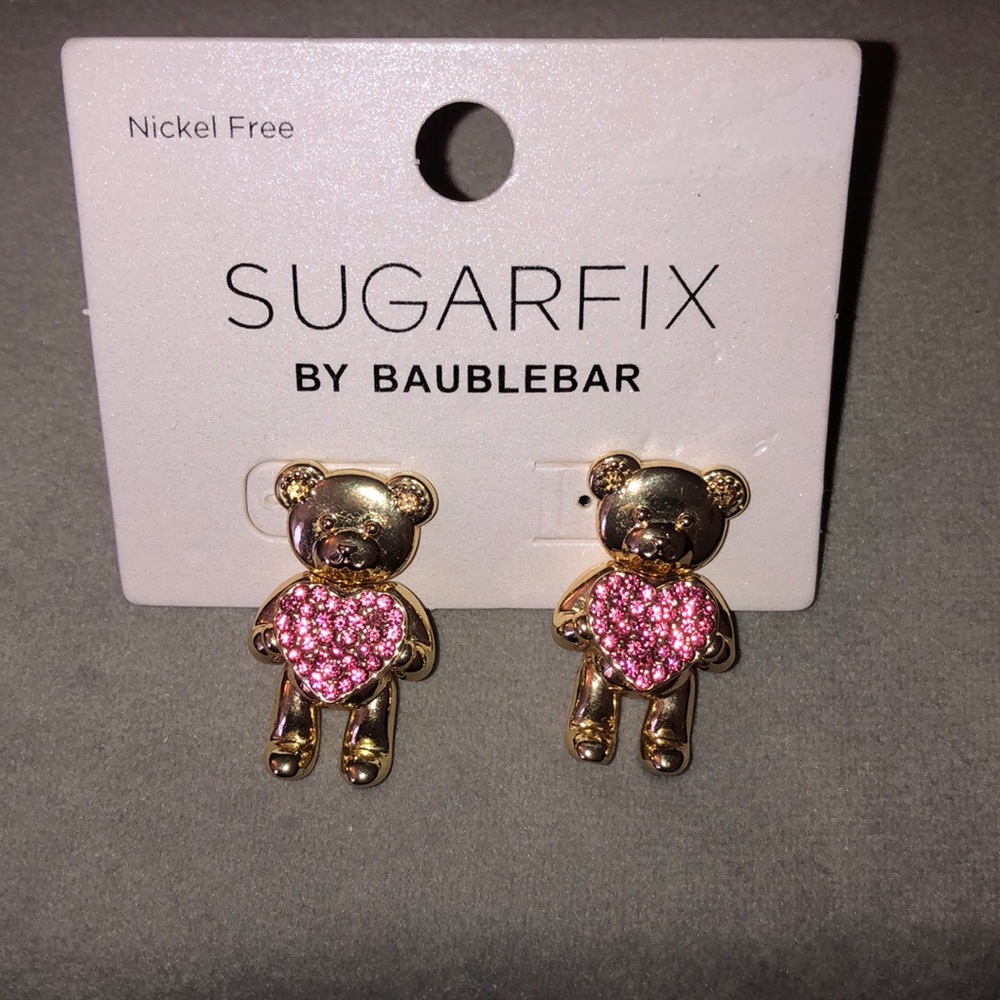 Sugarfix by Baublebar Teddy Bear Earrings